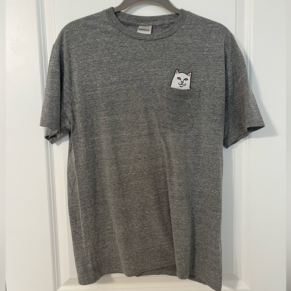 Ripndip Other - Ripndip Gray Cat Pocket Tee - M